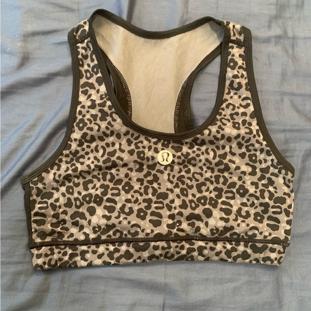 Leopard Print Sports Bra